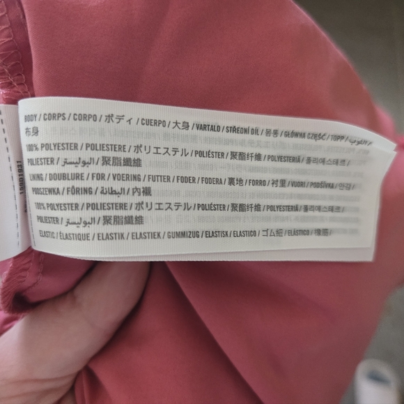 Abercrombie & Fitch Pink Long Sleeve Corset Seamed Mini Dress - Picture 8 of 8